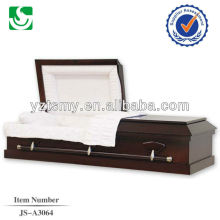 Export American flat lid cremation wooden casket lining fabric